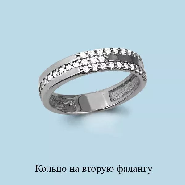 Кольцо, артикул LV67506А, серебро