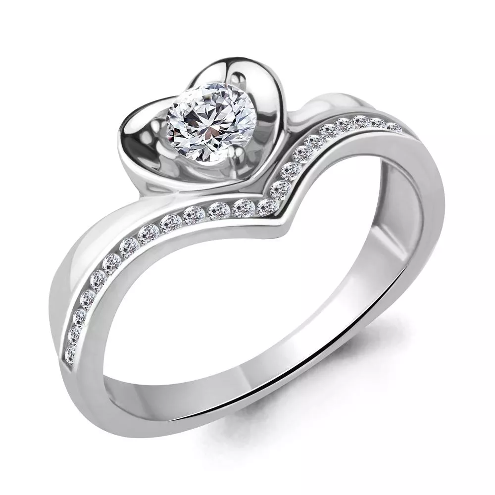 Кольцо, серебро, артикул LV66578А