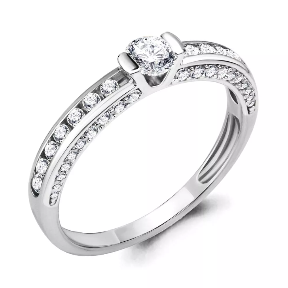 Кольцо, артикул LV66554А, серебро