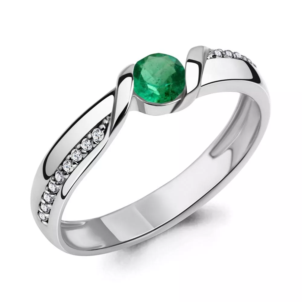 Кольцо из серебра, артикул LV66549Г