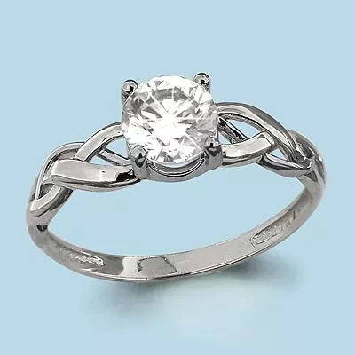 Кольцо, серебро, артикул LV66196