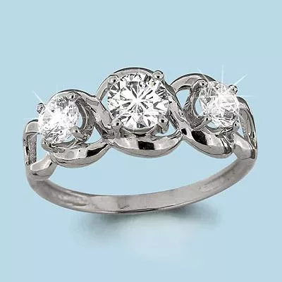 Кольцо, артикул LV66187, серебро