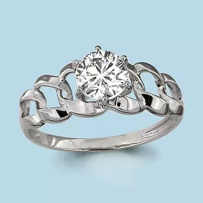 Кольцо из серебра, артикул LV66184