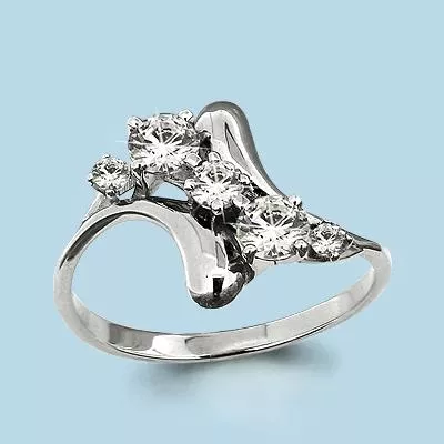 Кольцо, артикул LV66166, серебро