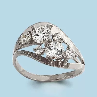 Кольцо из серебра, артикул LV66163