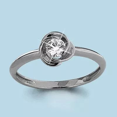 Кольцо из серебра, артикул LV66108