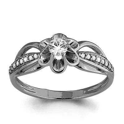 Кольцо из серебра, артикул LV66078А