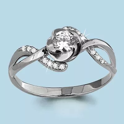 Кольцо из серебра, артикул LV66069А