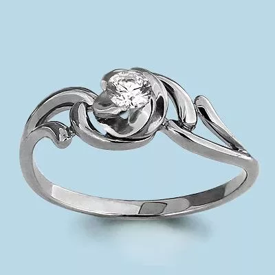 Кольцо из серебра, артикул LV66063