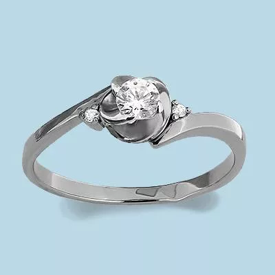 Кольцо, артикул LV66060А, серебро