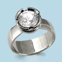 Кольцо, серебро, артикул LV66010