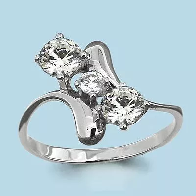 Кольцо, артикул LV66006, серебро