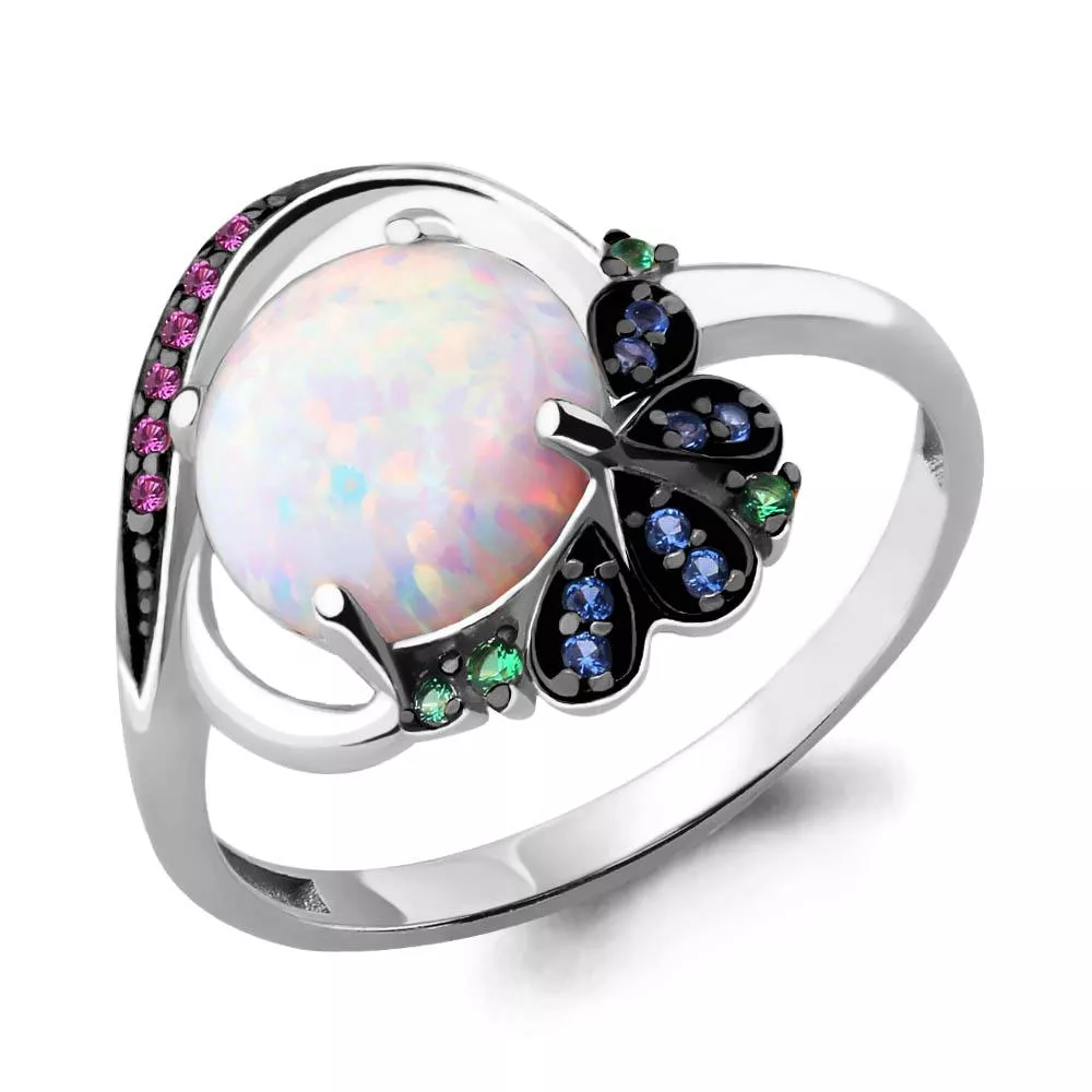 Кольцо, серебро, артикул LV6599998ВБГ