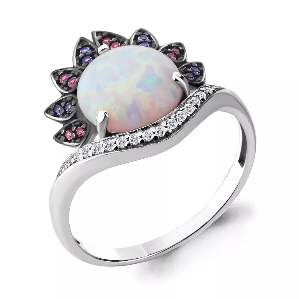 Кольцо, артикул LV6599898ВБ, серебро