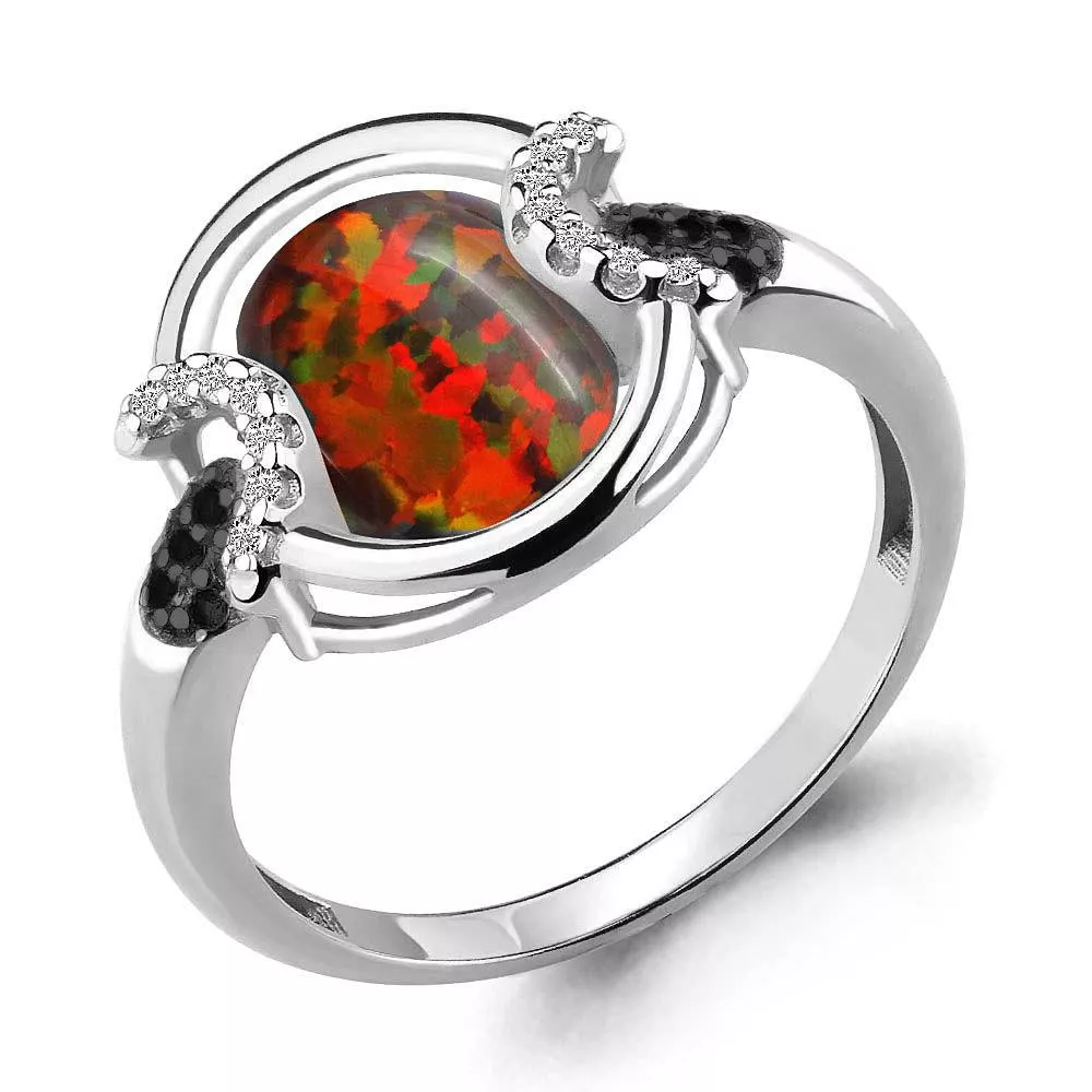 Кольцо из серебра, артикул LV6599187Ч