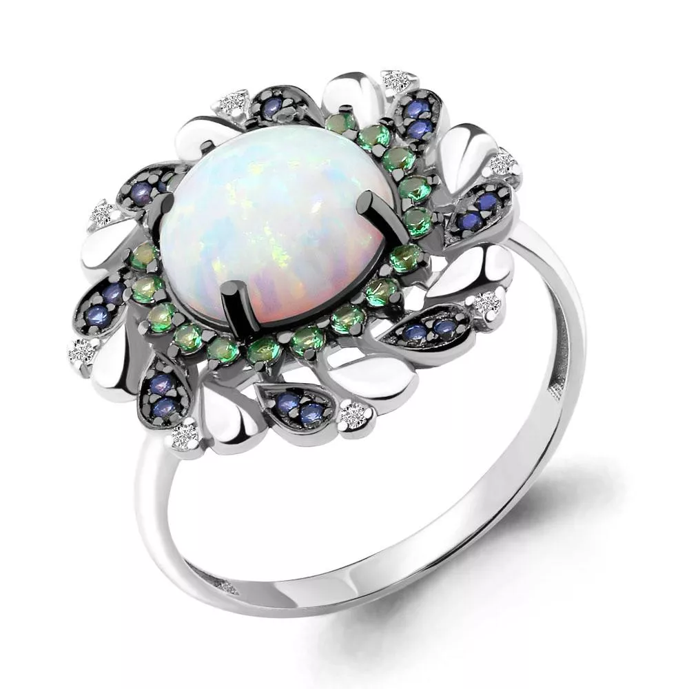 Кольцо, артикул LV6598998БГ, серебро