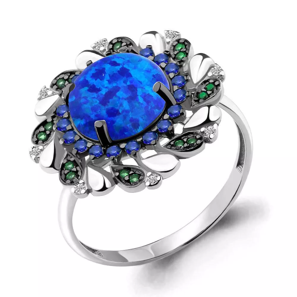 Кольцо, серебро, артикул LV6598995БГ