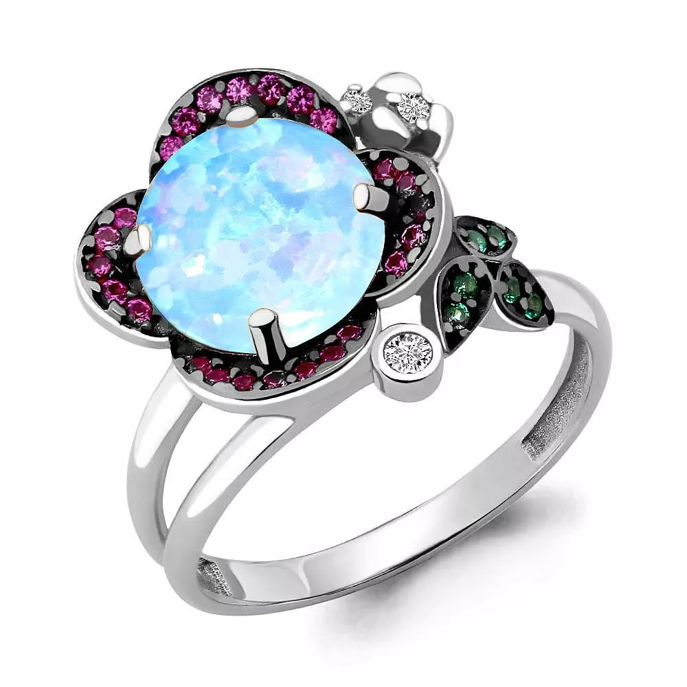 Кольцо, серебро, артикул LV6598897ВГ