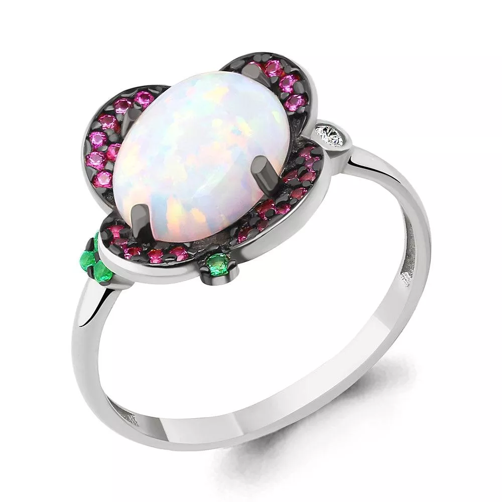 Кольцо, артикул LV6598598ВГ, серебро