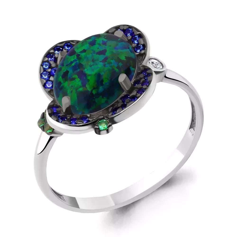 Кольцо из серебра, артикул LV6598596БГ