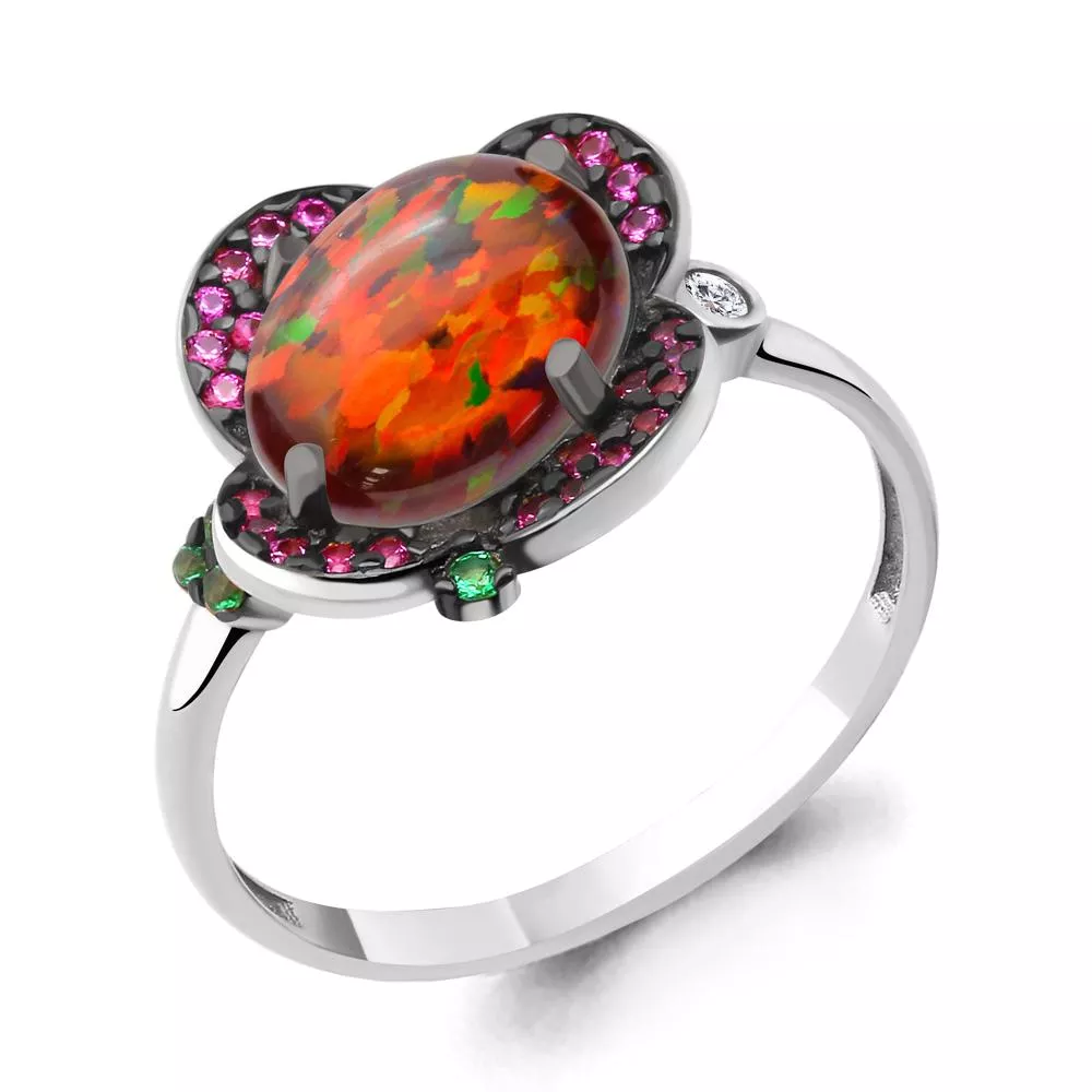 Кольцо, артикул LV6598587ВГ, серебро