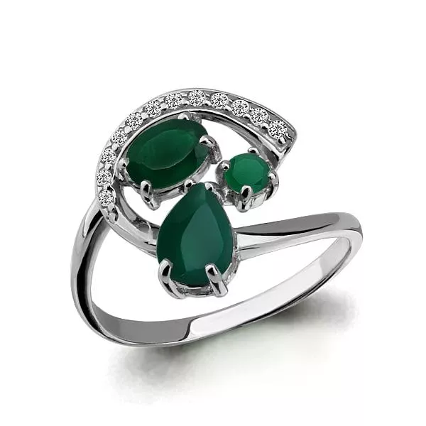 Кольцо из серебра, артикул LV6592509А