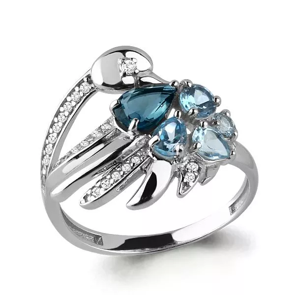 Кольцо, артикул LV6588766А, серебро