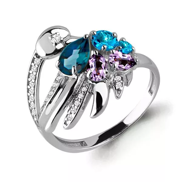 Кольцо из серебра, артикул LV6588730А