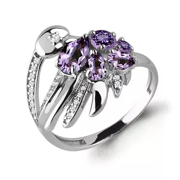 Кольцо, артикул LV6588704А, серебро