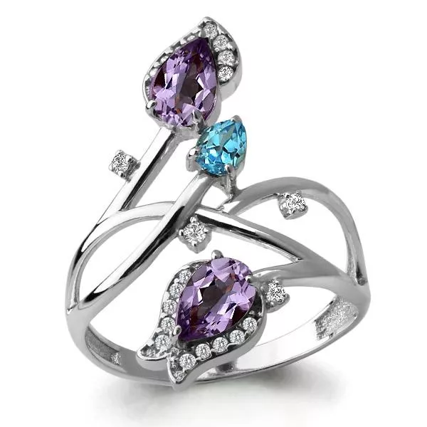 Кольцо, артикул LV6588330А, серебро