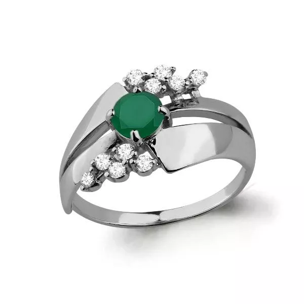 Кольцо, серебро, артикул LV6581409А