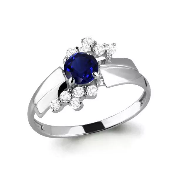 Кольцо из серебра, артикул LV65809Б