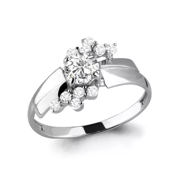 Кольцо, серебро, артикул LV65809А