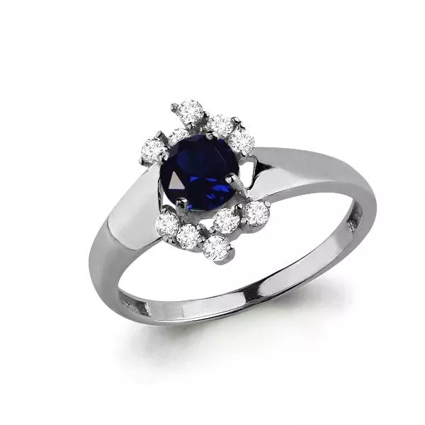 Кольцо, серебро, артикул LV65808Б