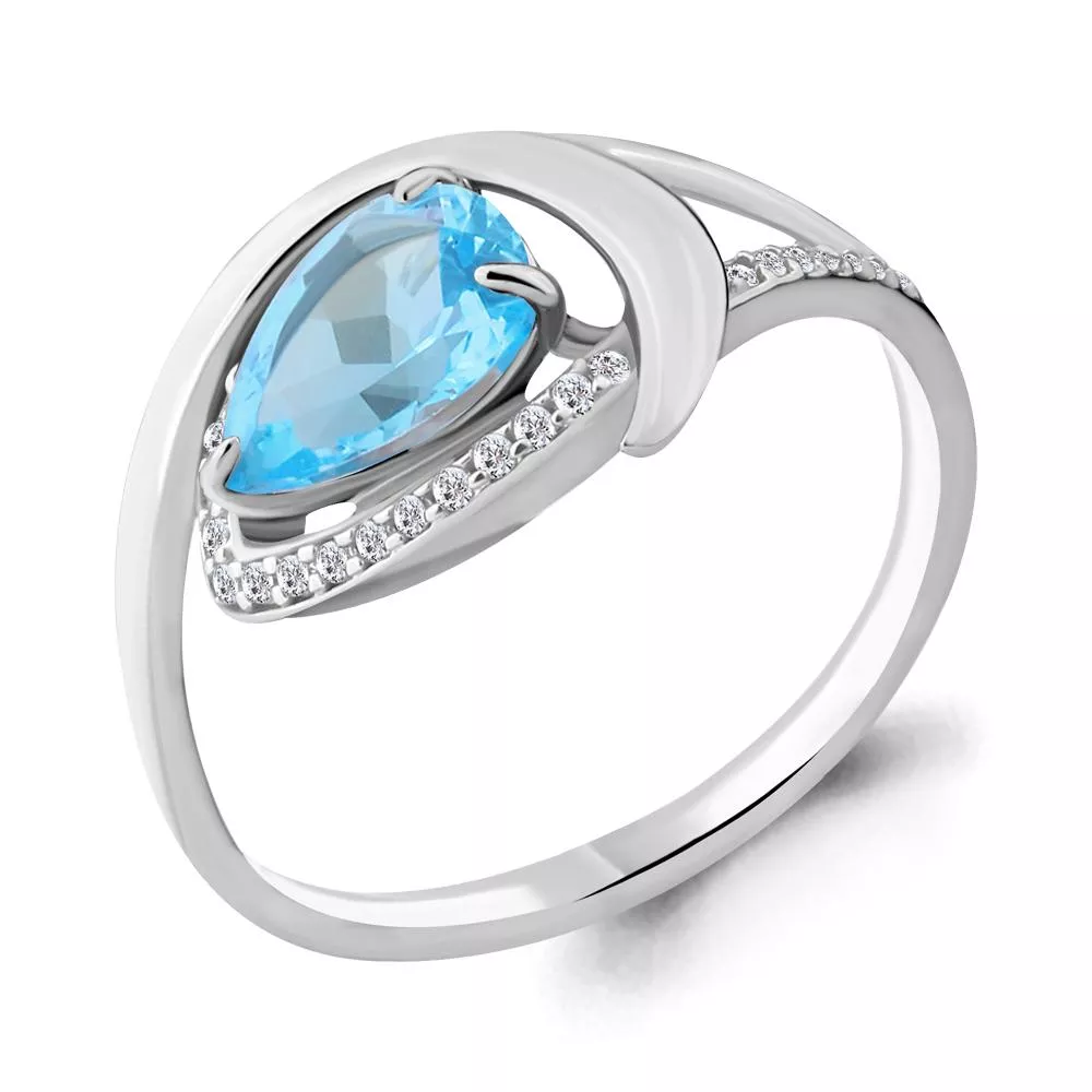 Кольцо, серебро, артикул LV6580402А