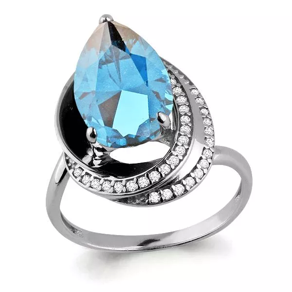 Кольцо, артикул LV6580392А, серебро