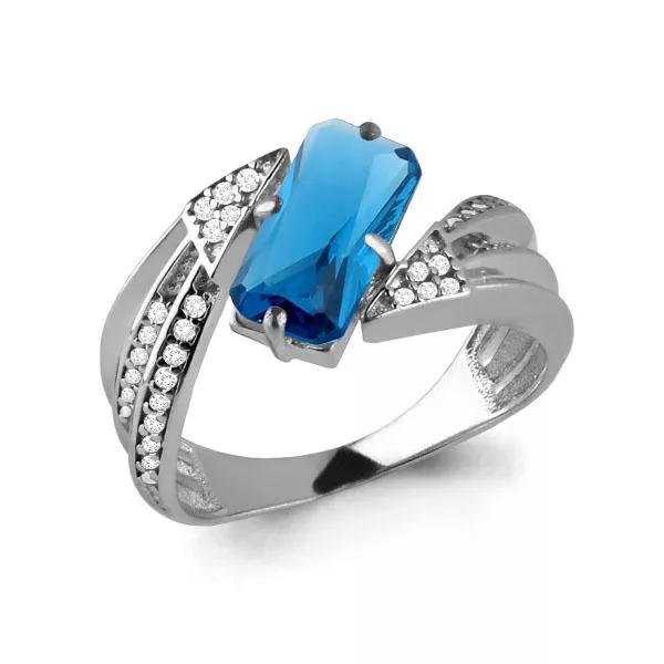 Кольцо из серебра, артикул LV6580293А