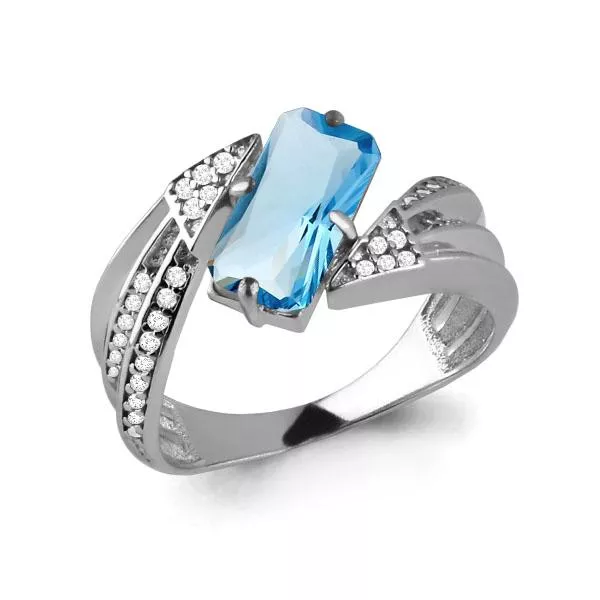 Кольцо, серебро, артикул LV6580292А