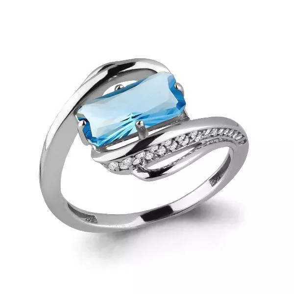 Кольцо, артикул LV6580192А, серебро