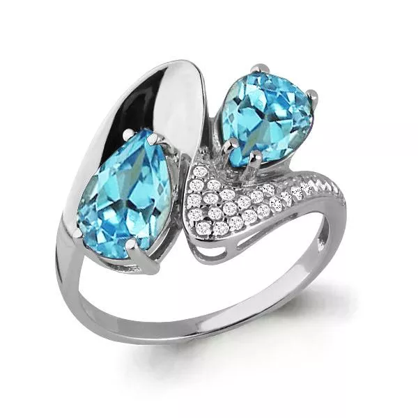 Кольцо из серебра, артикул LV6579402А