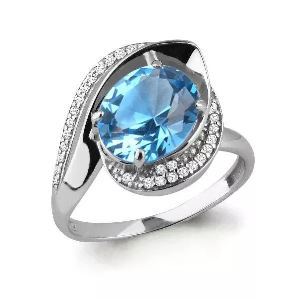 Кольцо из серебра, артикул LV6579092А