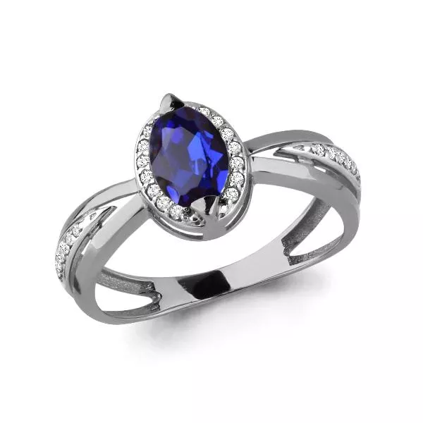 Кольцо, серебро, артикул LV65782Б