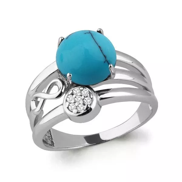 Кольцо, серебро, артикул LV6577594А