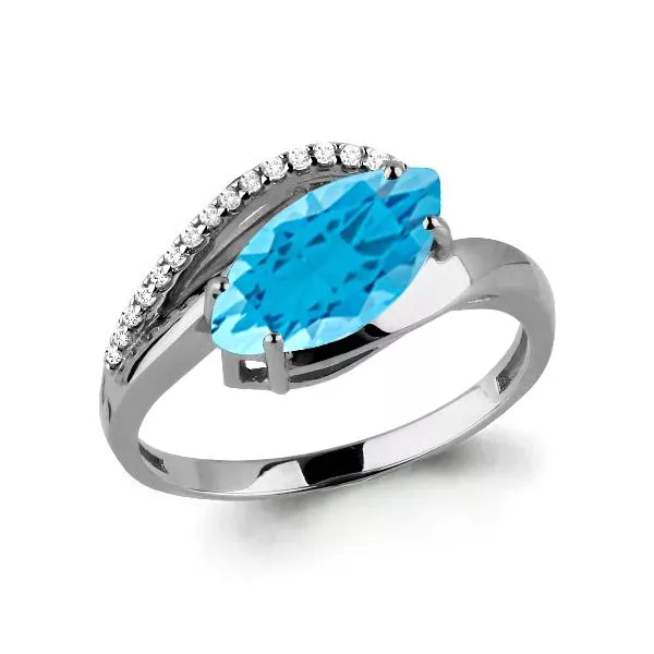 Кольцо, артикул LV6575892А, серебро