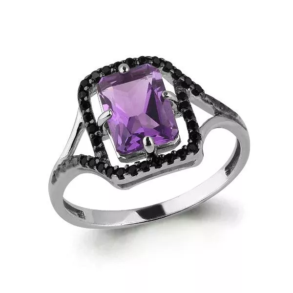 Кольцо, серебро, артикул LV6575104Ч