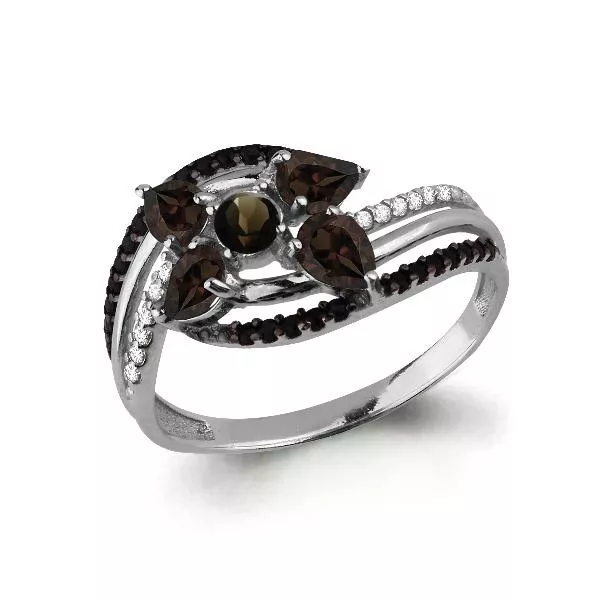 Кольцо, серебро, артикул LV6575001Ч