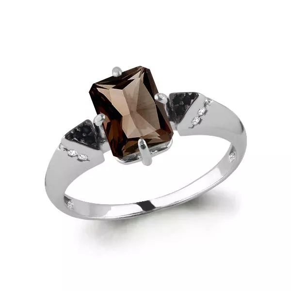 Кольцо, артикул LV6574801Ч, серебро