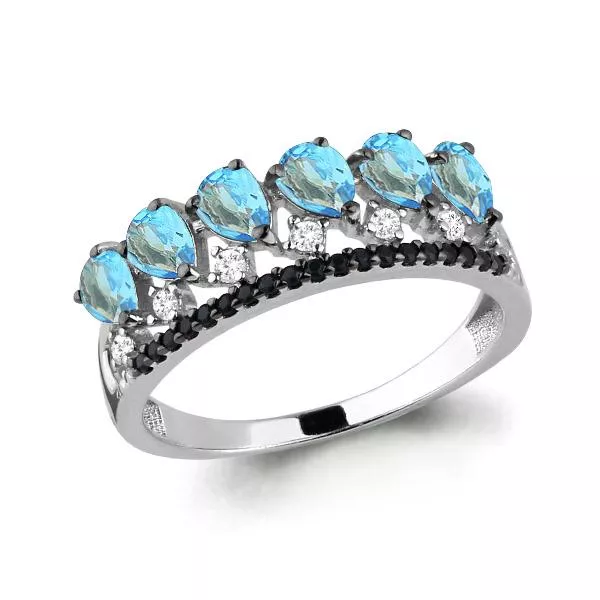 Кольцо из серебра, артикул LV6574602Ч