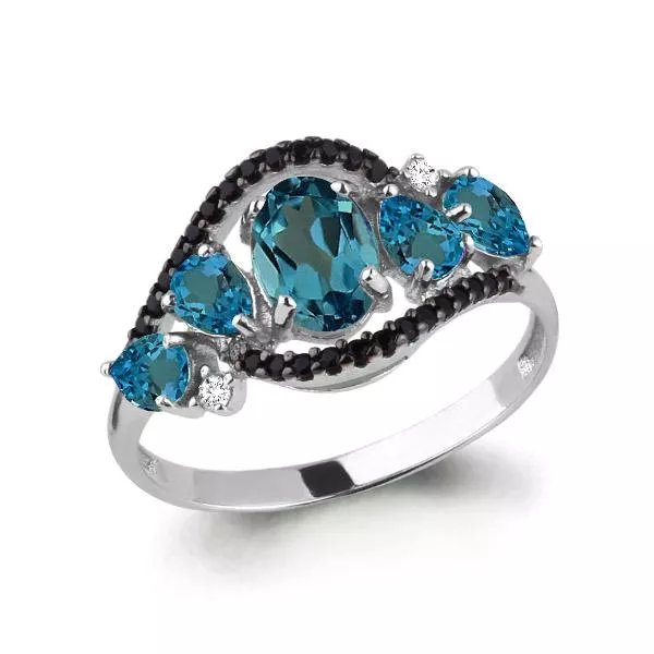 Кольцо, серебро, артикул LV6574508Ч