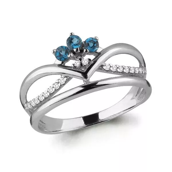 Кольцо, серебро, артикул LV6574008А